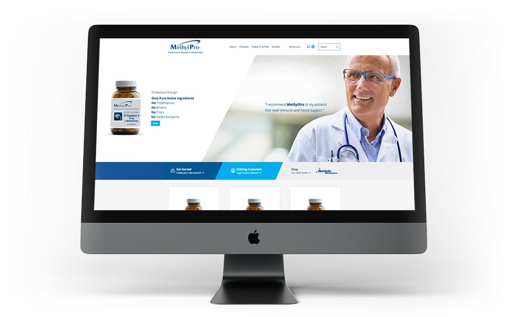MethylPro eCommerce Website