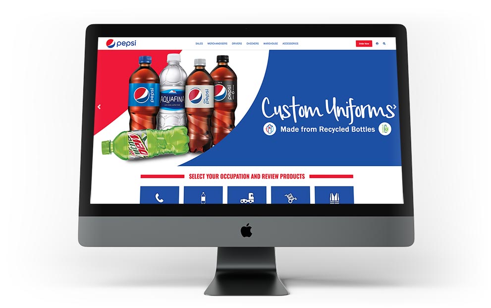 Pepsi Uniform Collection Website