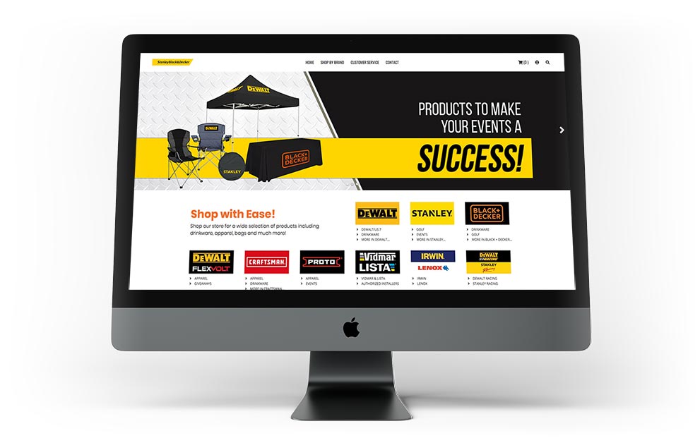 Stanley Black & Decker Website